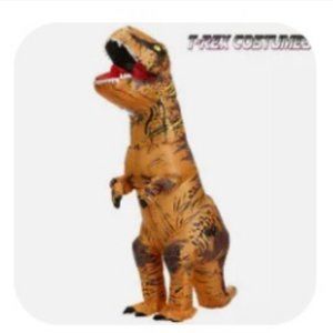 T-Rex Inflatable Dinosaur Kids Halloween Costume Size 7/8